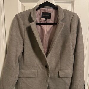Banana Republic Light Gray Women's Suit Jacket